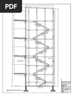 Roof Level: - Fire Escape Stair Section X-X