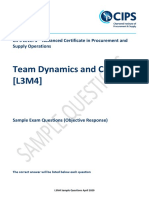 Sample Questions L3 Module 4