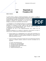 Práctica 11 Maquinado en Fresadora CNC-1