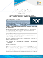 Guía de Actividades y Rúbrica de Evaluación - Unidad 2 - Fase 3 - Resolver Caso Control Total de La Calidad (Caso 2)