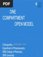 ONE Compartment Open Model