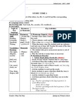 Story Time 1: II. Language Focus: Review III - Teaching Aids: Text Book, Pic, Cassette, CD, Workbook IV - Procedure