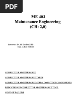 Lecture 9 Corrective Maintenance