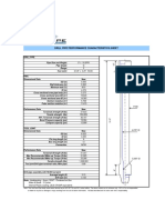 Drill Pipe Performance Characteristics Sheet