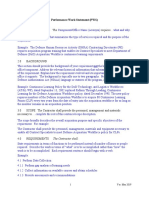 1.0 The Requires... : Performance Work Statement (PWS)