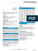 D490 Sleeve-Lock Grout: Technical Data Sheet