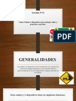 Leccion 11 Señales y Dispositivos para Trabajos Viales y Propositos Especiales.