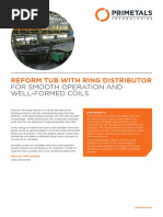 Reform Tub With Ring Distributor: For Smooth Operation and Well-Formed Coils