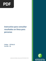 Instructivo Consulta Resultados en Linea para Personas