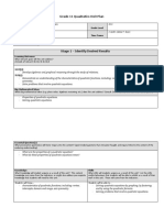 Grade 11 Quadratics Unit Plan