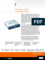 Wire-Speed Switching and Linksys Reliability in A 8-Port Gigabit Switch