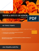 Servir A Dios Es Un Honor