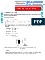 Solidos de Revolución para Sexto de Primaria