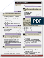 Civil Engineering MCQ'S: Ans. (C)