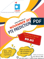 ALFA's PTE Prediction (Nov 19) Avi