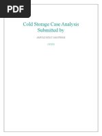 Cold Storage Case Analysis Final