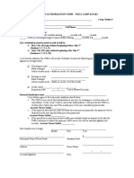 Scheduled Payments Request Form