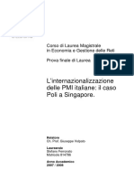 Linternazionalizzazione Delle Pmi Italiane Il Caso Poli A Singapore