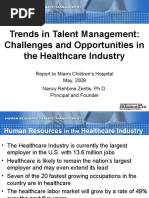 Trends in Talent Management: Challenges and Opportunities in The Healthcare Industry