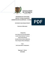 Actividad de Aprendizaje Unidad 2 Gerencia de Mercados