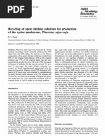 Recycling of Shiitake