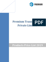 Premium All Products 2019 Pricelist