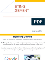 Marketing Management - Module1