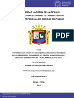 TESIS CPBS SERVICENTRO UNA PUNO Calcina - Paredes - Ronald - Justiny PDF