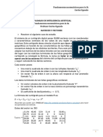 Ejercicios Sobre Álgebra Lineal