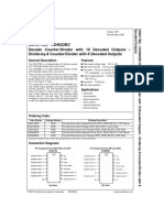 CD4017BC - CD4022BC Decade Counter/Divider With 10 Decoded Outputs - Divide-By-8 Counter/Divider With 8 Decoded Outputs