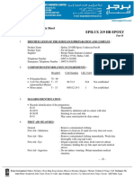 Material Safety Data Sheet: Epilux 219 HB Epoxy