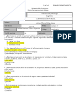 Exámen Com. Humana 20-A Contestado