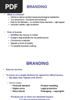 Branding: - What Is A Brand