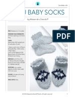 Zuzu Baby Socks: by Alexandra Davidoff