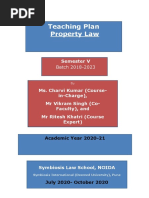 TP - Property Law - July-October 2020