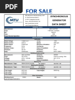 Synchronous Generator: Data Sheet