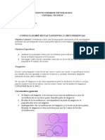 Proceso de Trazo de Líneas Tangentes A Círculos.