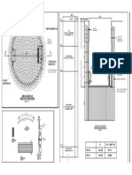 Ground Level: 5.0M Dia Caisson Plan Temporary Shoring System