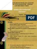 Using Item Response Theory and Decision Tree: Simpatif (Sistem Penilaian Adaptif)