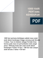 1000 Hari Pertama Kehidupan