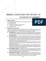 General Principles and Process of Isolation of Elements: Chapter