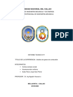 Analisis de Combustion