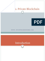 Public Vs Private Blockchain