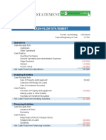 Cash-Flow Statement: Company Name