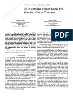 Auto Tuning PID Controller Using Chaotic PSO Algorithm For A Boost Converter