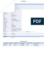 Bill Payment: Transaction Status Payment Information