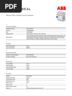 F204 B S-125/0.3-L Residual Current Circuit Breaker