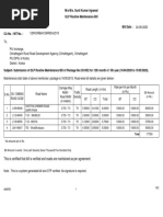 M/s M/s. Sunil Kumar Agrawal DLP Routine Maintenance Bill Bill Date: CA No. / NIT No.: Bill Reference No.