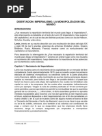 Disertación Imperialismo La Fase Superior Al Capitalismo