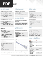 Estimatr::: Cheat Sheet